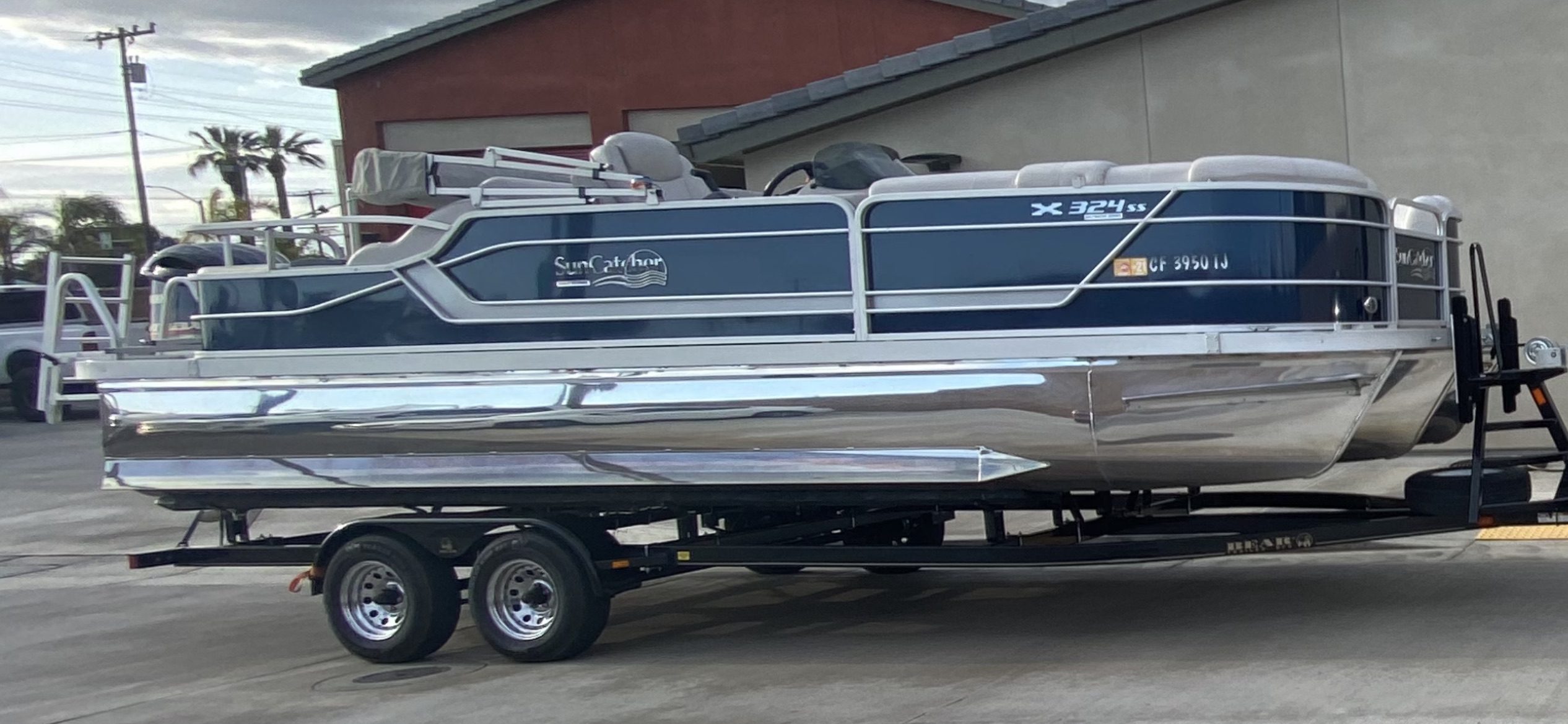 2018 Yamaha G3 Suncatcher X324 SS Tritoon Str8Up Toy Trader