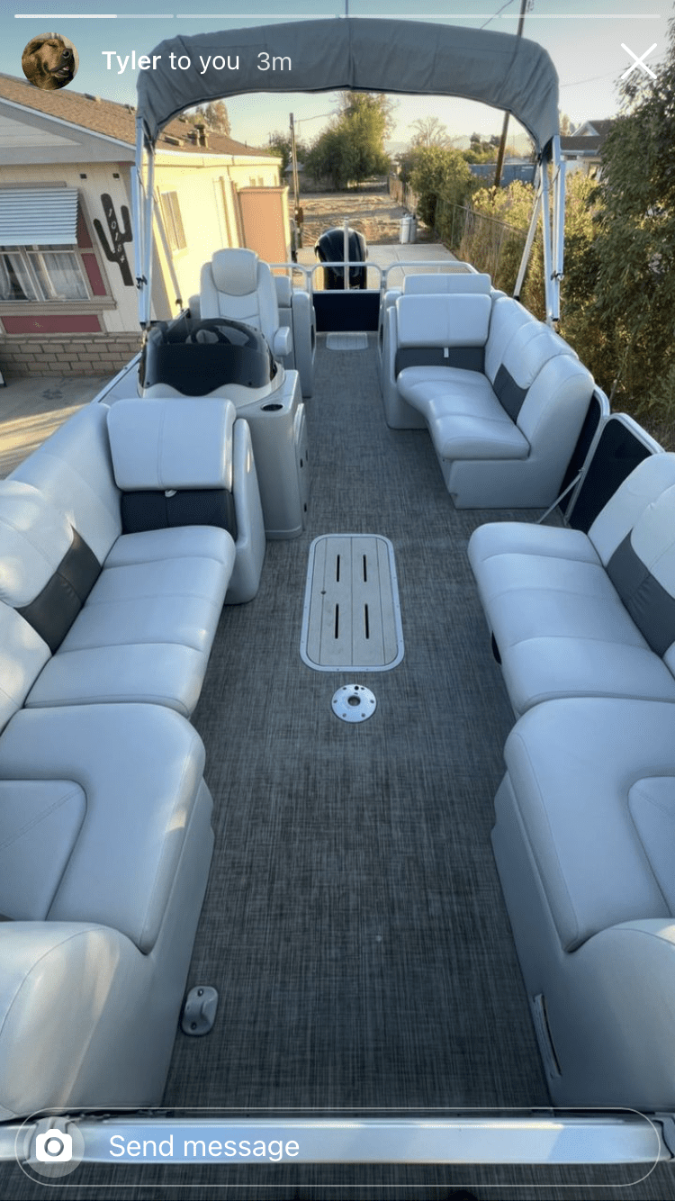 2018 Yamaha G3 Suncatcher X324 SS Tritoon Str8Up Toy Trader