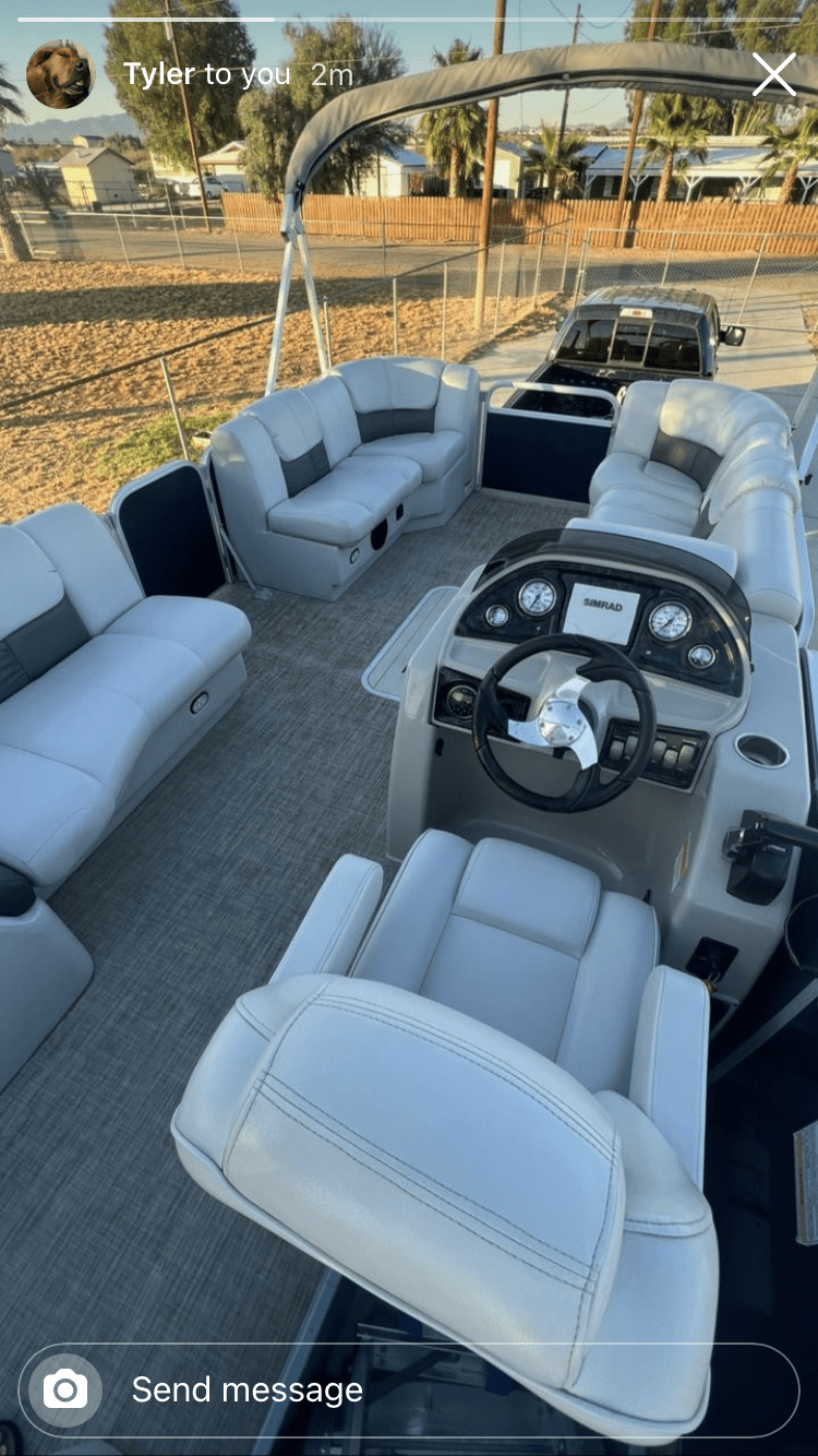 2018 Yamaha G3 Suncatcher X324 SS Tritoon Str8Up Toy Trader