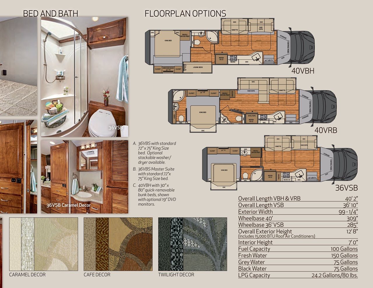 2017 RV Renegade Verona 40VRB (Class C motorhome) Str8Up Toy Trader
