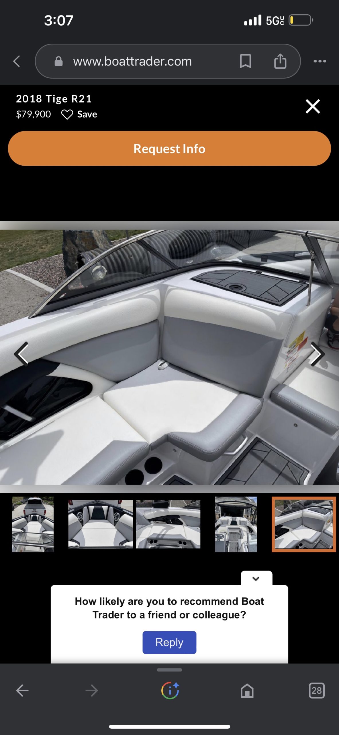 2017 Tige R21 With Taps 3 Wake System Str8up Toy Trader