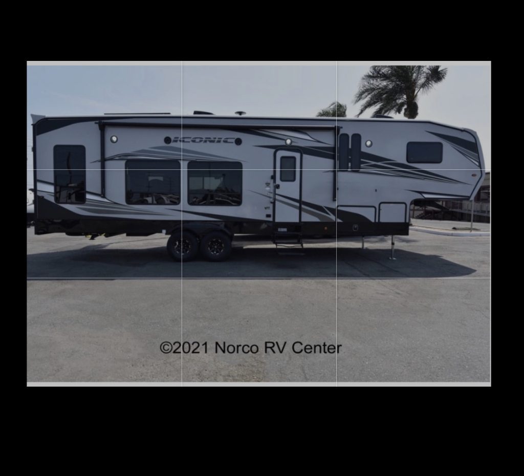 2022 Iconic by Attitude 3322CK 5th Wheel Toy Hauler Loaded with