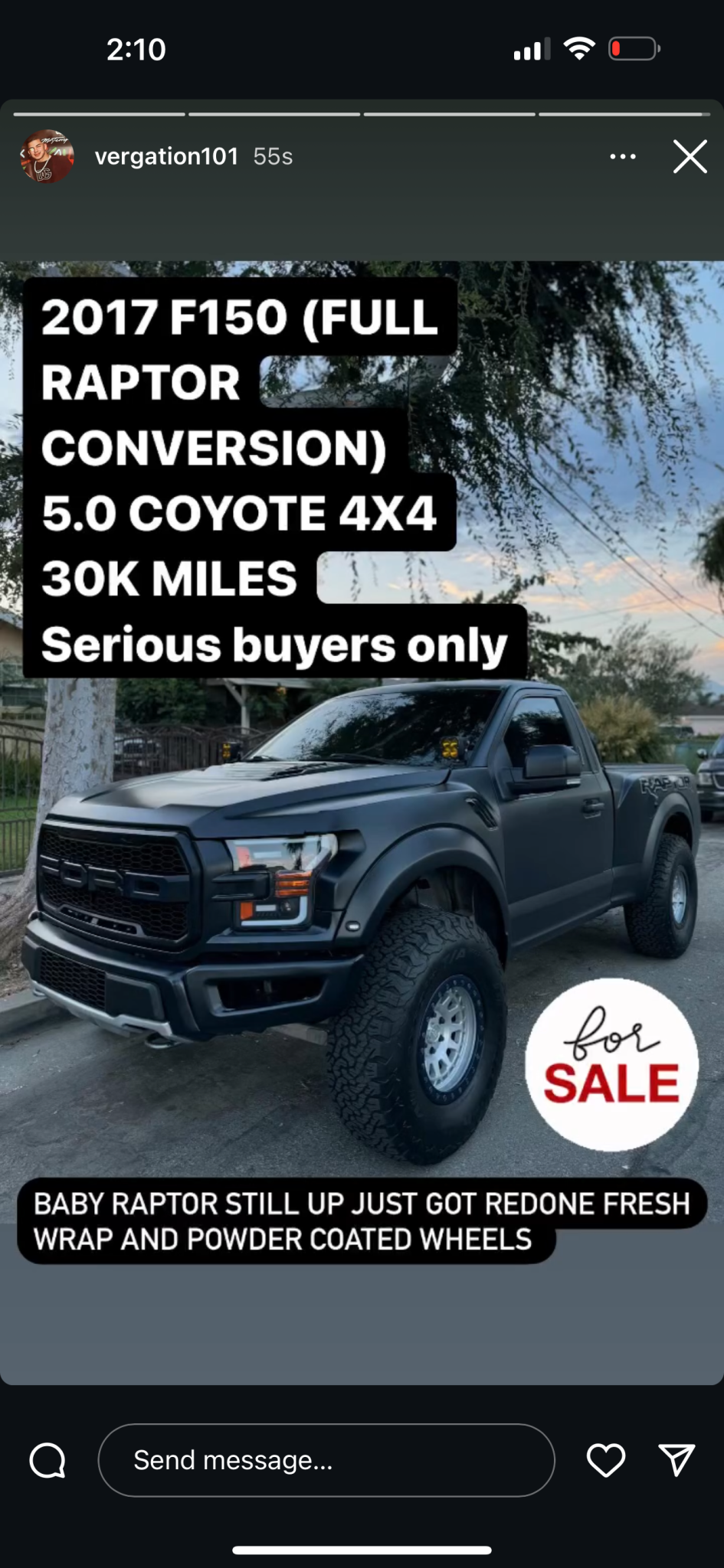 2017 F150 5.0 “Baby Raptor” – Str8Up Toy Trader