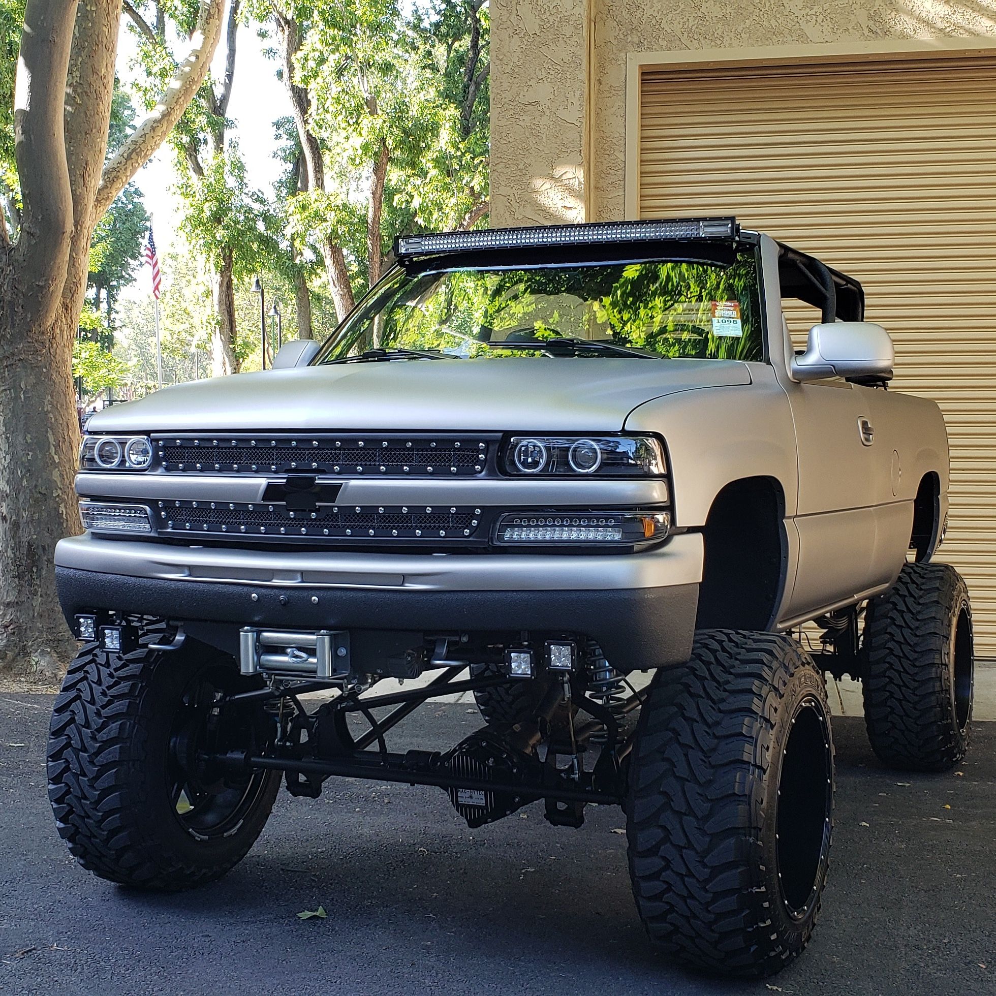 One of a kind custom built full convertible LS swapped 4wd Chevy Silverado