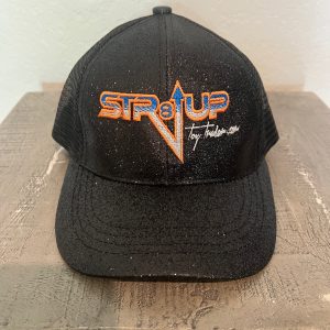 Women’s Sparkle Ponytail Hat Orange