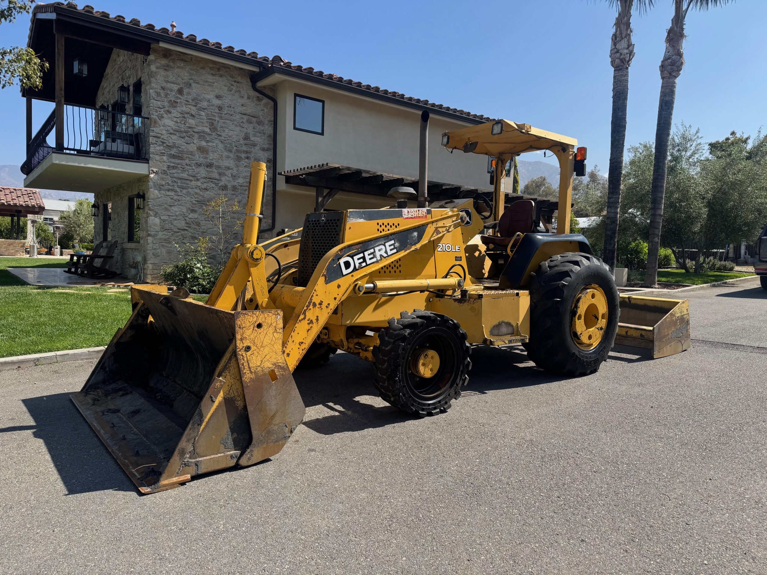 2006 John Deere 210LE 4×4 Skiploader