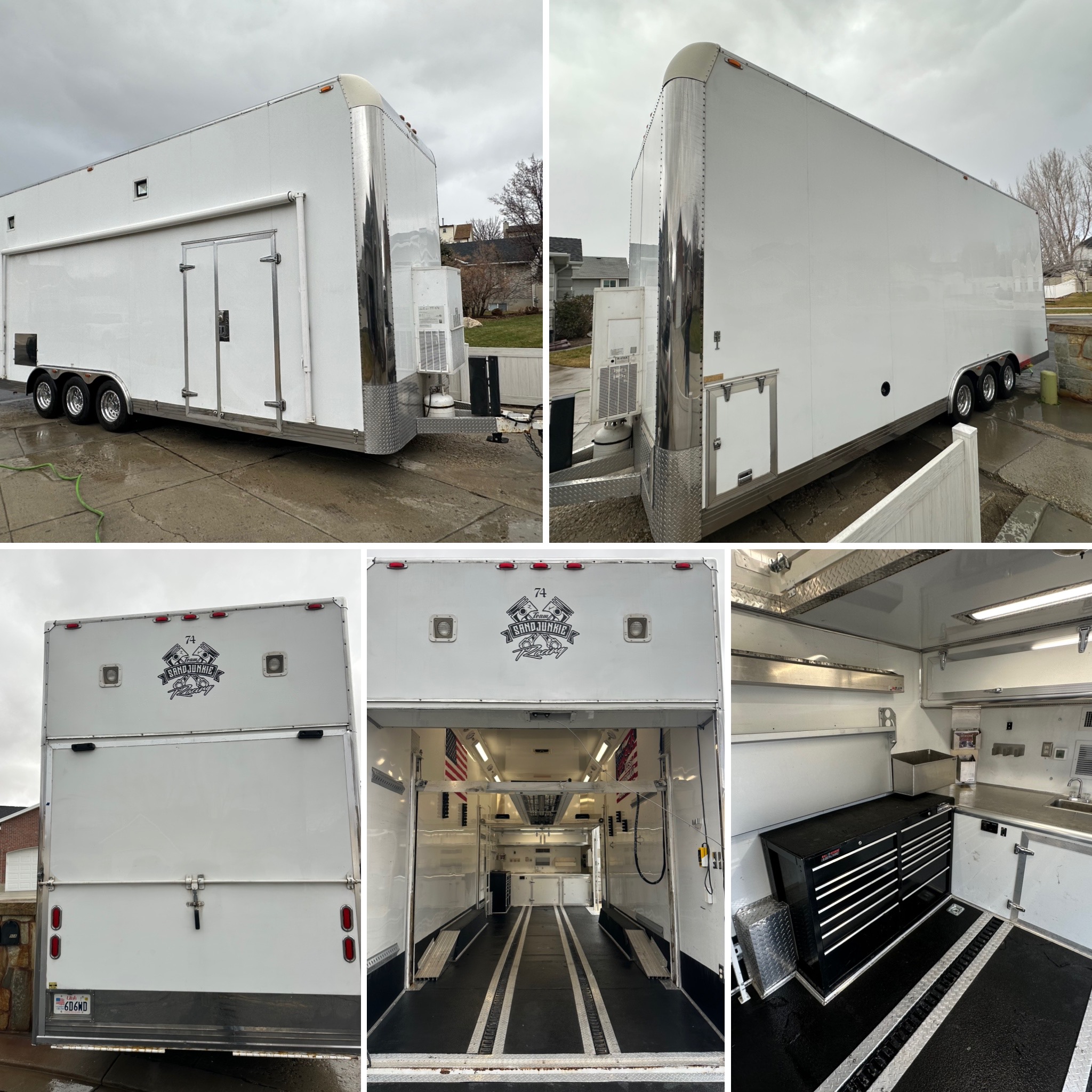 30’ Browns Motorsports Stacker Trailer