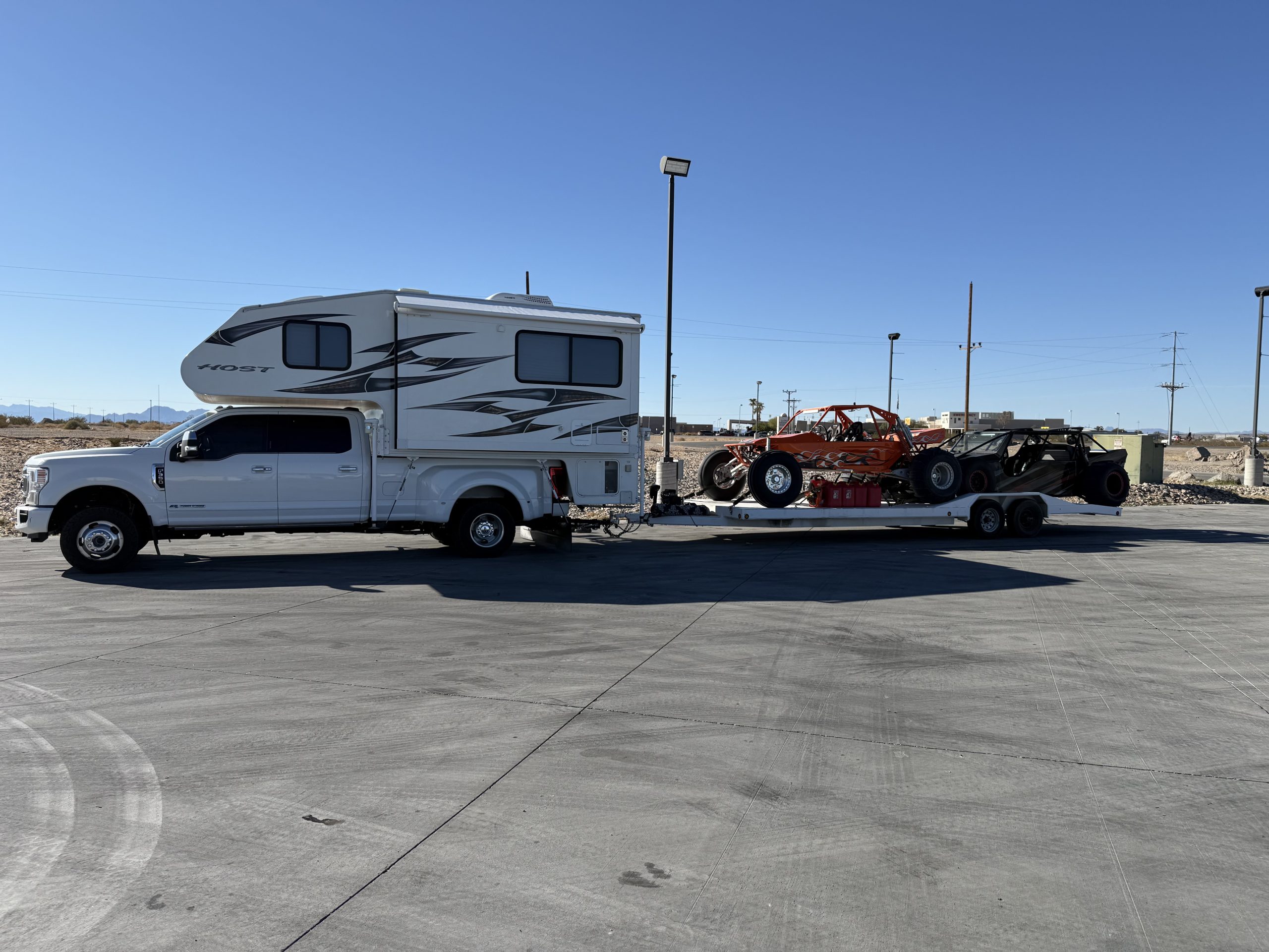 Flat Bed Car Hauler Dovetail Drive Over Fenders*
