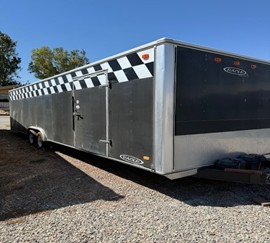28' Carson Racer - Enclosed Race Trailer - (Drag Boat set-up)*